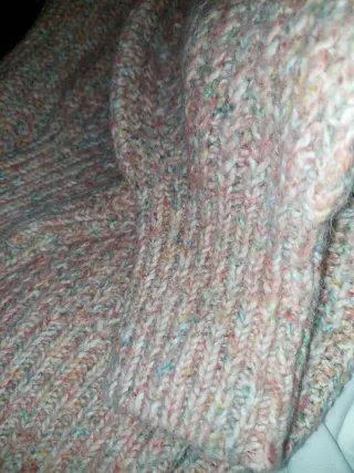 Jersey oversize Pull&Bear multicolor rosa talla M