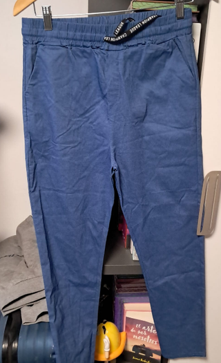 Pantalón azul con cordón Talla L-XL