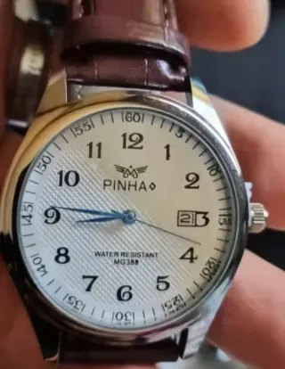 Reloj PINHAO Hombre Negro/Plateado