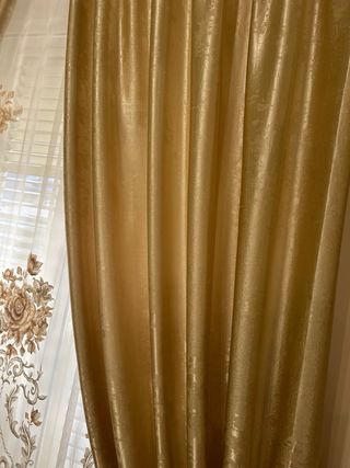 Tende eleganti beige e oro