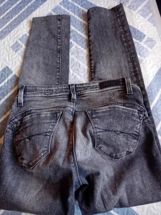 Pantalones Vaqueros Pitillo Salsa Talla 36 Varios