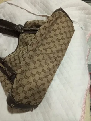 Bolso Gucci G Vintage Beige/Marrón