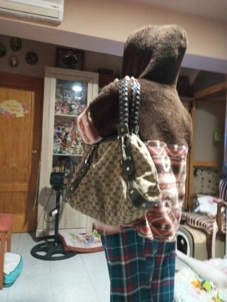 Bolso Gucci G Vintage Beige/Marrón