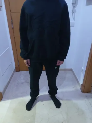 Conjunto Deportivo Lacoste Negro