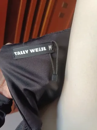 Abito Tally Weijl Glitter Nero Sparkling