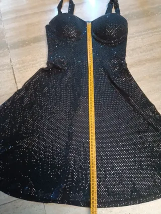 Abito Tally Weijl Glitter Nero Sparkling