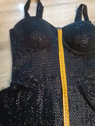 Abito Tally Weijl Glitter Nero Sparkling