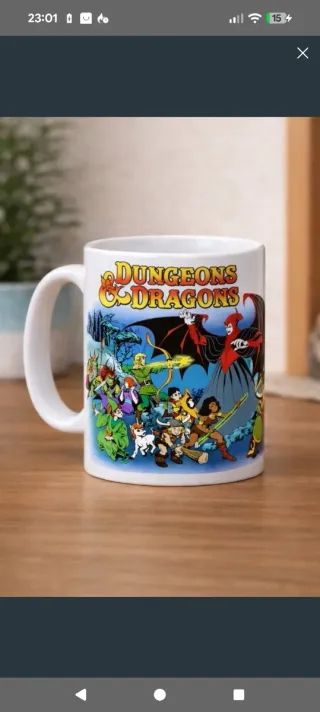 Taza Dragones y Mazmorras