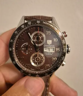 Tag Heuer Carrera Calibre 16 Marrón