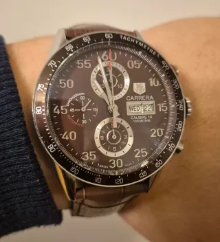 Tag Heuer Carrera Calibre 16 Marrón