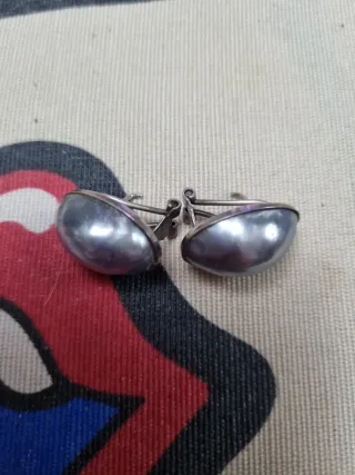 Pendientes Perlas Filipinas Plata