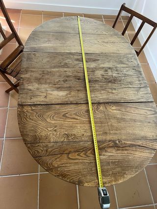 Conjunto Vintage Mesa Plegable y Sillas Plegables
