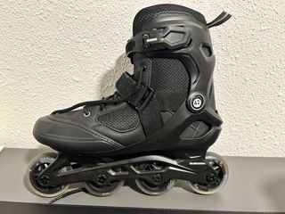Patines en línea Oxelo negros T42 + protecciones