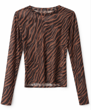 Camiseta manga larga animal print Stradivarius Tal