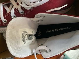 Converse plataforma rojas y blancas nuevas