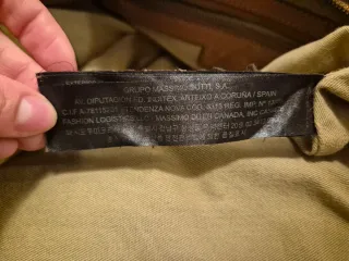 Bolso de piel marrón