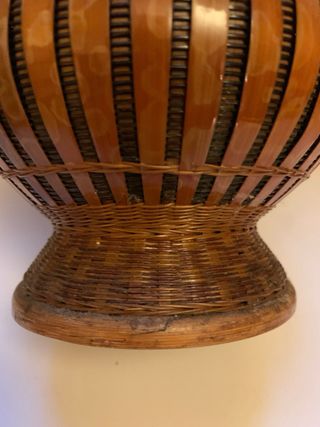 Vaso decorativo in bambù