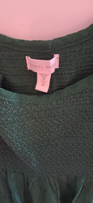 Vestido largo verde Isabel Mora