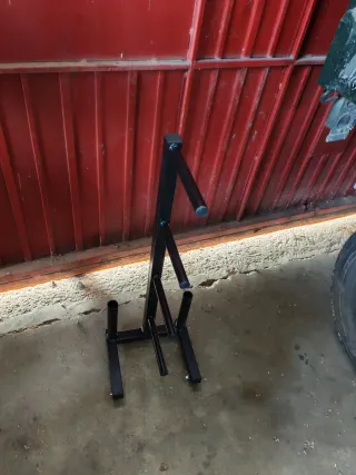 Soporte rack para discos de pesas y mancuernas
