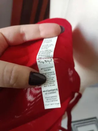 Guepiere Philippe Matignon Pizzo Strass Rossa