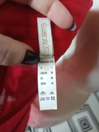 Guepiere Philippe Matignon Pizzo Strass Rossa