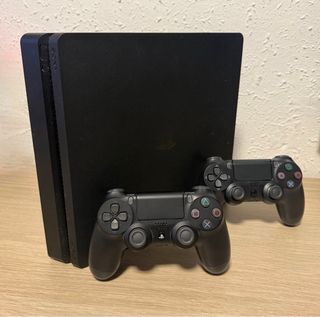 PS4 slin 1TB Negra + 2 Mandos + 2 Juegos
