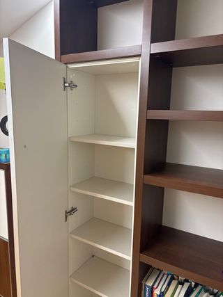 Armario Estanterías Madera 150x200