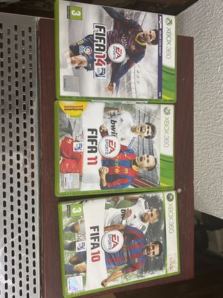 Lote 3 Giochi Xbox 360 FIFA 10, 11, 14