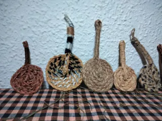 Miniaturas de aventafocs artesanales