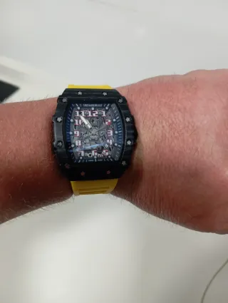 Reloj Deportivo  Negro/Amarillo