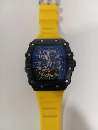 Reloj Deportivo  Negro/Amarillo