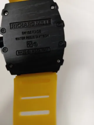 Reloj Deportivo  Negro/Amarillo