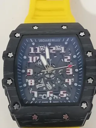 Reloj Deportivo  Negro/Amarillo