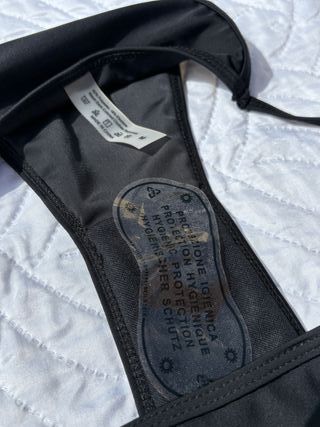 Bikini Alexander Wang Negro con Cristales