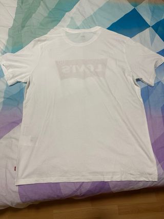 Camiseta Levi's Hombre Blanca Básica