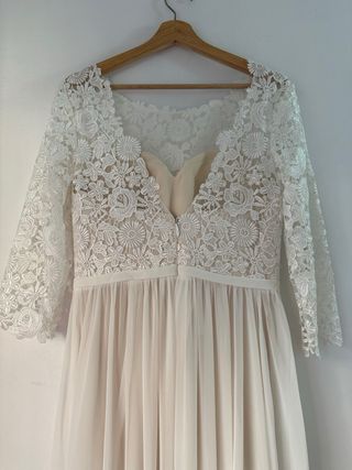 Vestido de novia JJ's House encaje largo nuevo