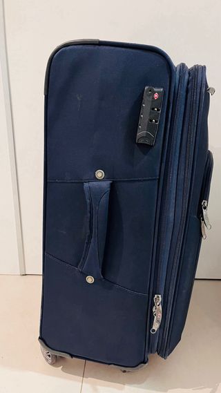 Maleta de viaje azul