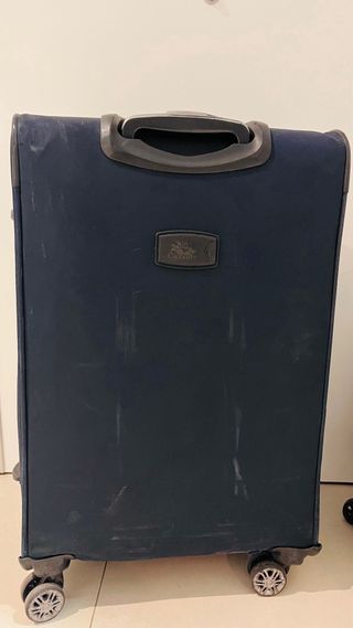 Maleta de viaje azul