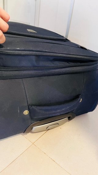 Maleta de viaje azul