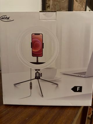 Aro de luz para fotos con soporte