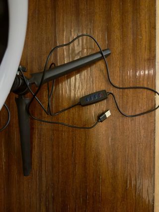 Aro de luz para fotos con soporte