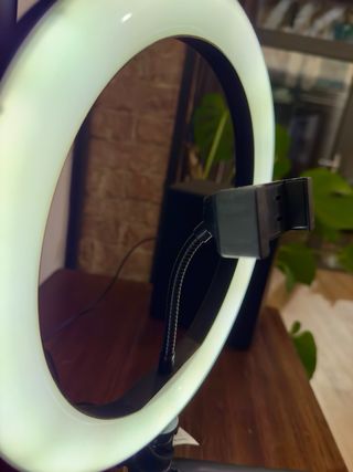 Aro de luz para fotos con soporte