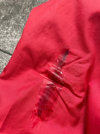Chaqueta Columbia Vintage Roja y Negra
