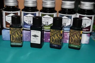 Set 25 Inchiostri Stilografici Aurora, Diamine,R&K
