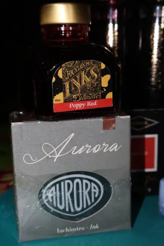 Set 25 Inchiostri Stilografici Aurora, Diamine,R&K