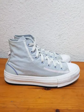 Zapatillas Converse All Star plataforma Azul claro