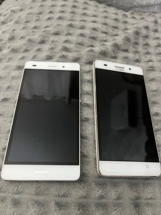 Huawei Moviles Plata y Blanco