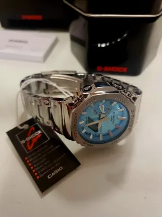 Reloj Casio G-Shock Analógico Digital Plateado