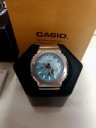 Reloj Casio G-Shock Analógico Digital Plateado