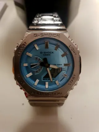 Reloj Casio G-Shock Analógico Digital Plateado